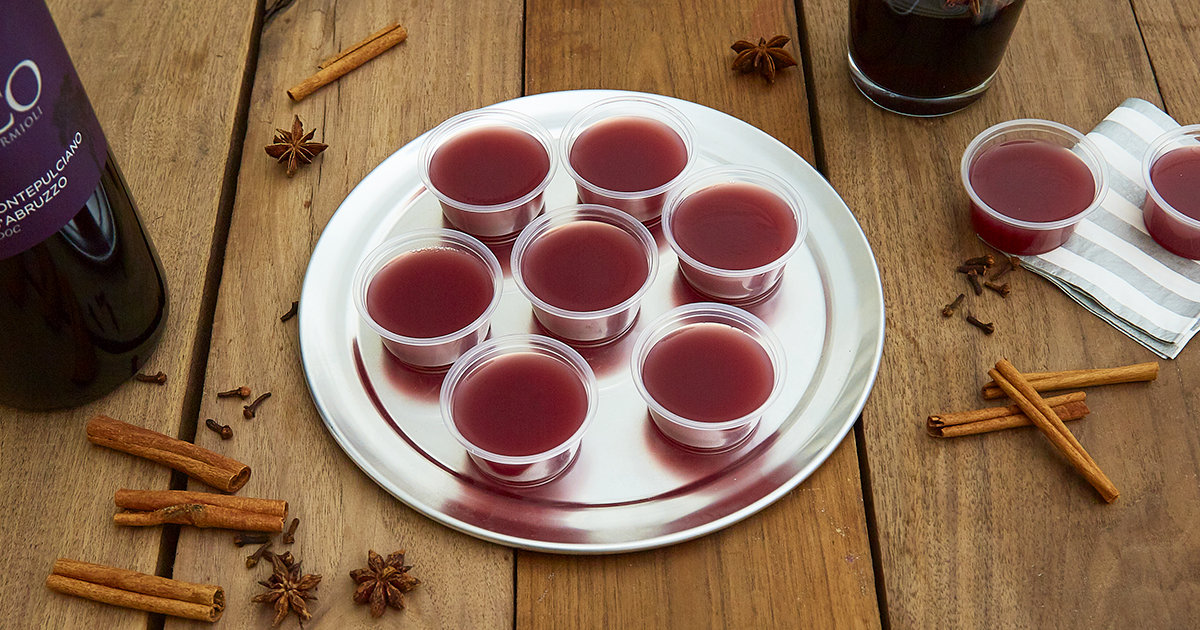 Mulled Wine Jello Shots Recipe Supercall